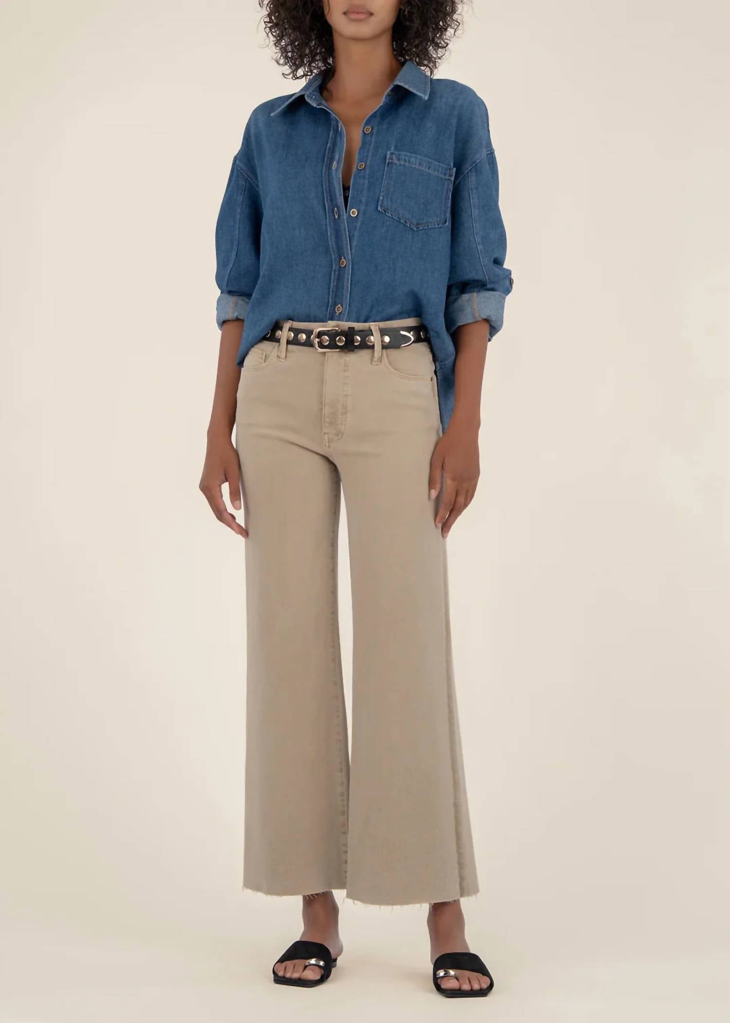 Kut From The Kloth - Meg High Rise Fab Ab Wide Leg Jeans
