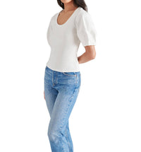STEVE MADDEN Valetta Top in white - women's blouse - alternate view