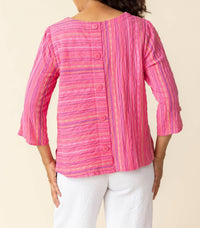 Habitat - Baja Weave Button Back Pullover