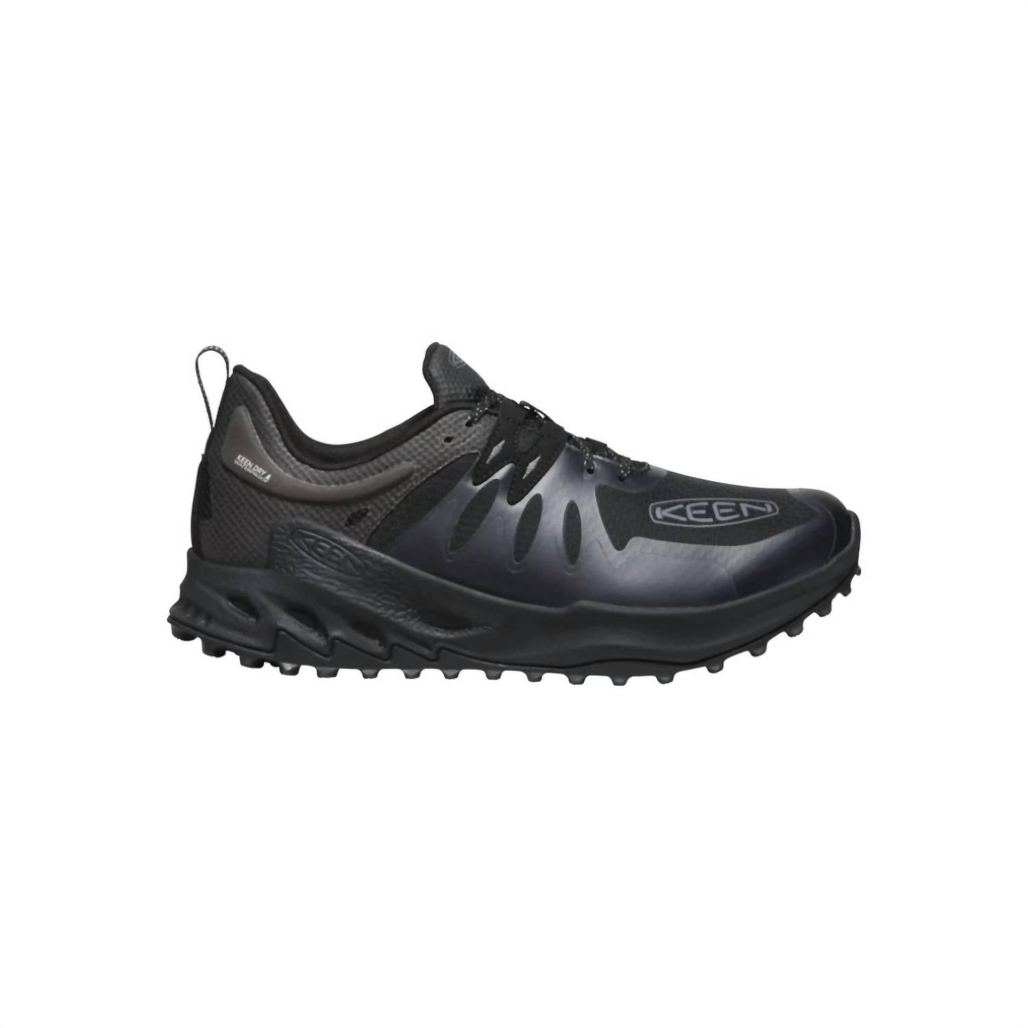 Keen Men's Zionic Waterproof Shoe in black steel grey - men's shoe