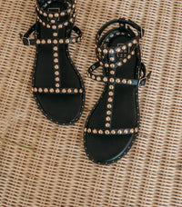 Shu Shop - Women's Best Gold Stud Sandals