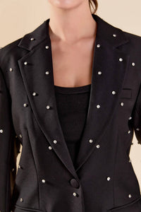 English Factory - Darlin Rhinestone Blazer