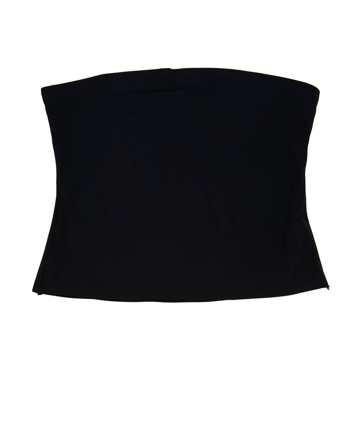 8apart Junior Women's Jax Tube Top in black - women's shirt - alternate view