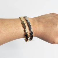 Jagged Halo Jewelry - Women's Yennefer Bangle Bracelet