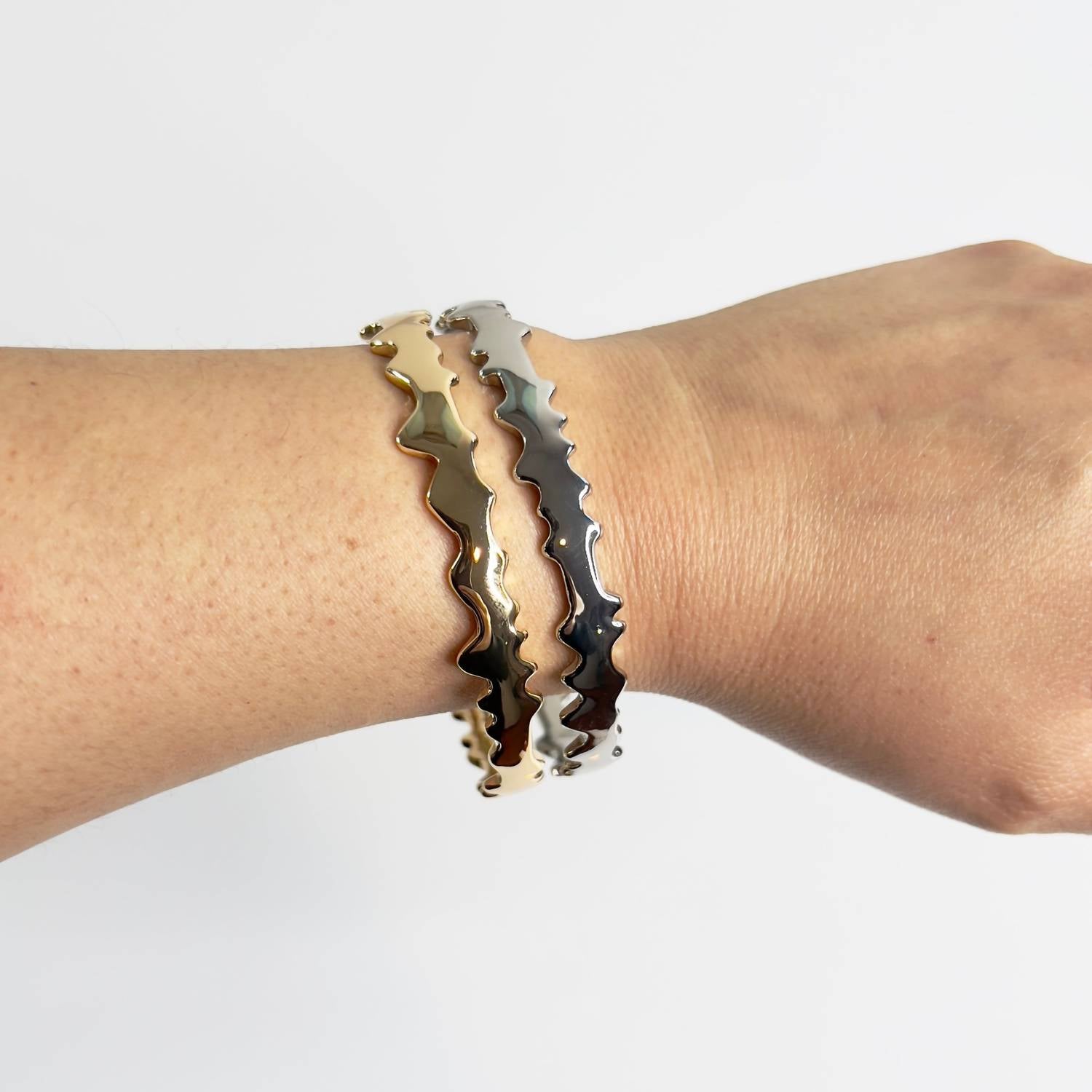 Jagged Halo Jewelry - Women's Yennefer Bangle Bracelet