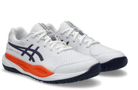 ASICS Grade School Kids' Gel Resolution Shoes in white greyish purple 1 - kids' sneaker