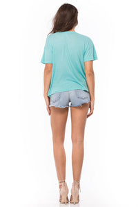Wildfox - Obviously Yes Destroyed Sonic Tee