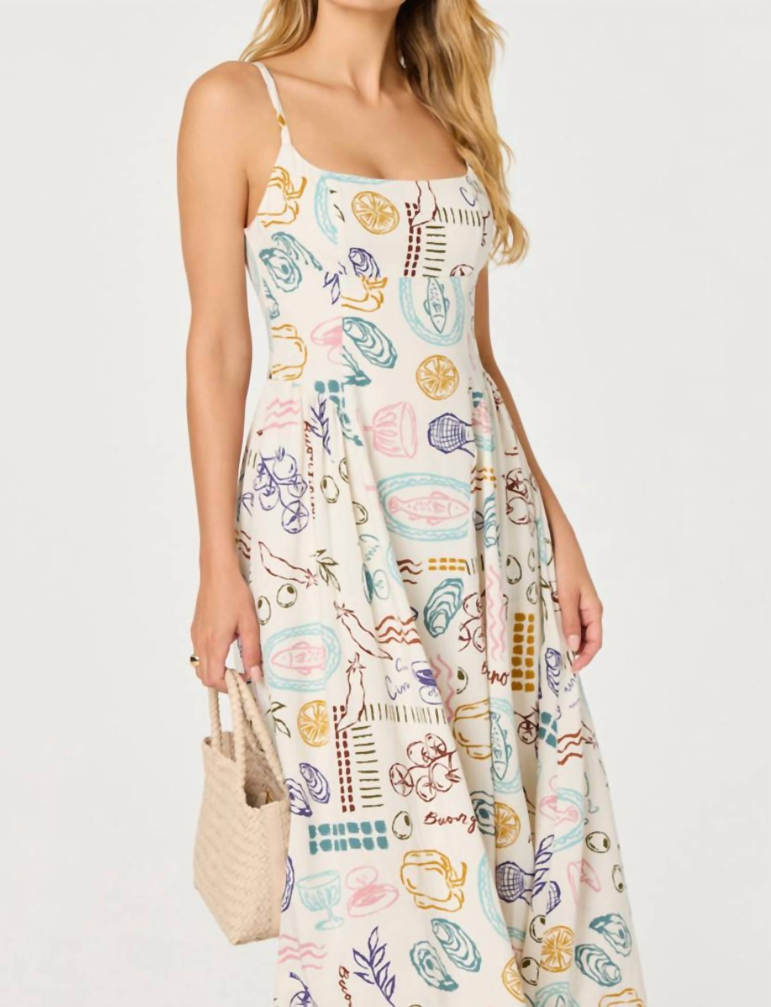 Astr - Ansley Midi Print Dress