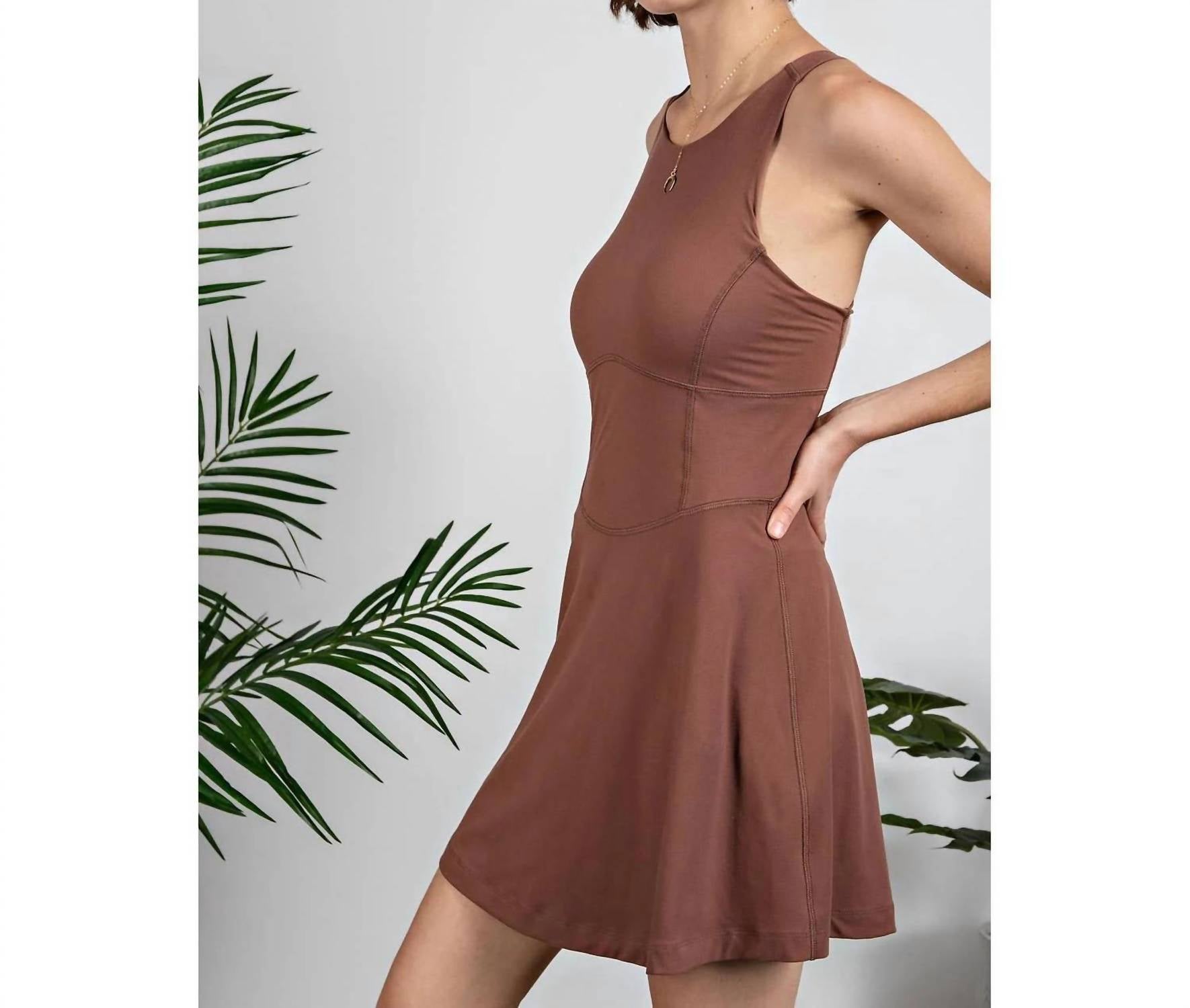 Rae Mode - Buttersoft Active Dress with Built-in Shorts