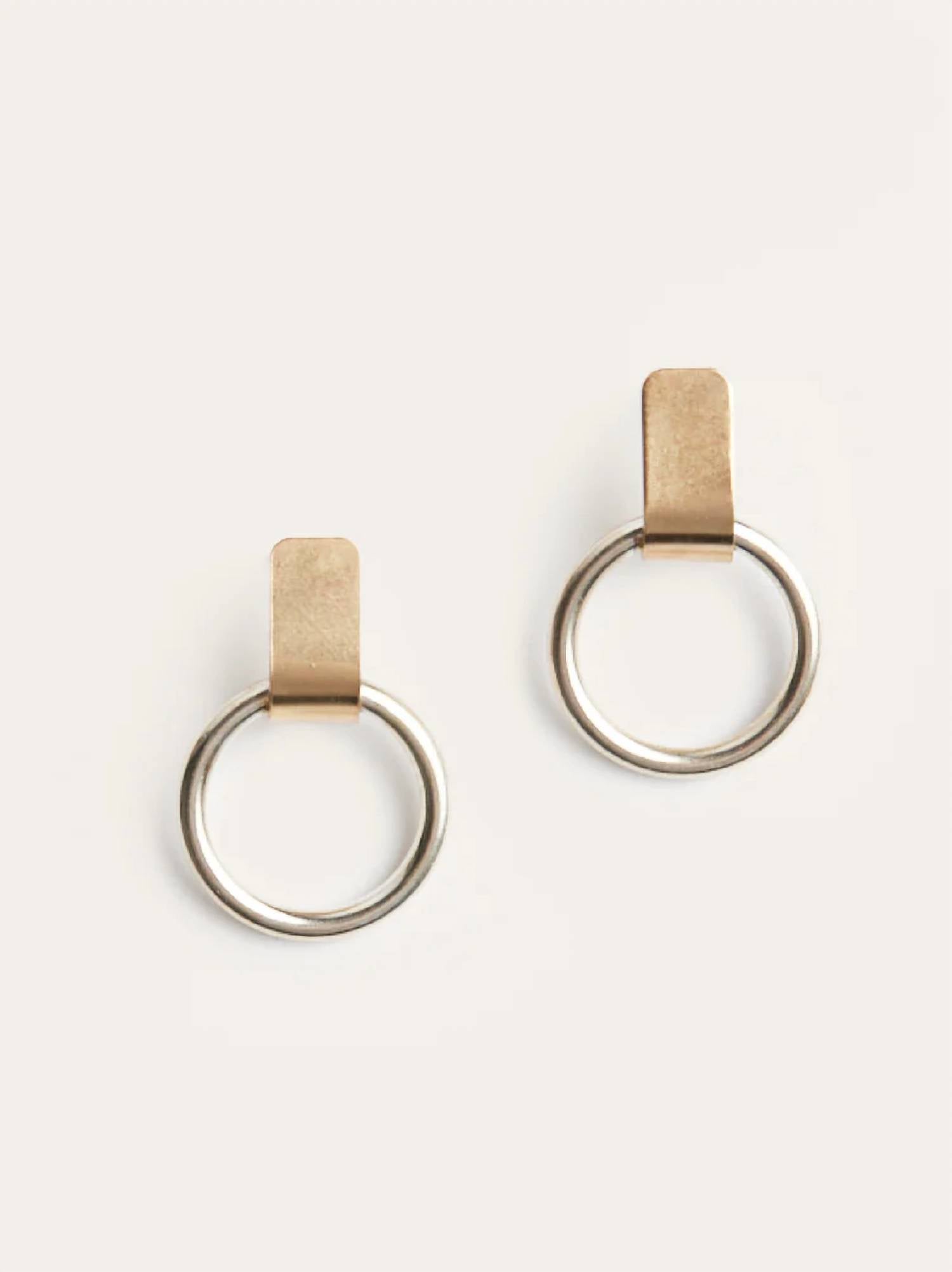 Able - Fonda Two-tone Drop Earrings