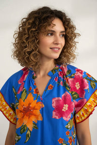 Maude Vivante - Noel Floral Top