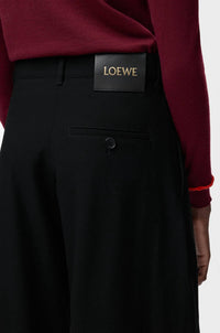 Loewe - Women's Light Weight Belted Trouser With Front Pleat
