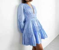 Aje. - Fallingwater Gathered Mini Dress