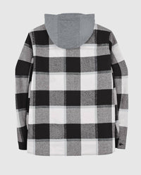 Starter - Men's Kansas City Chiefs The Big Joe Sherpa Lined Plaid Jacket