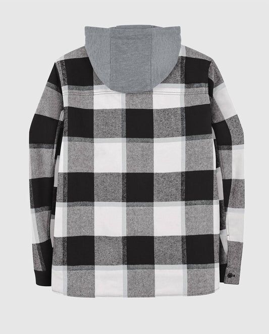 Starter - Men's Kansas City Chiefs The Big Joe Sherpa Lined Plaid Jacket