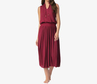 Helen Jon - Sleeveless Smocked Dress