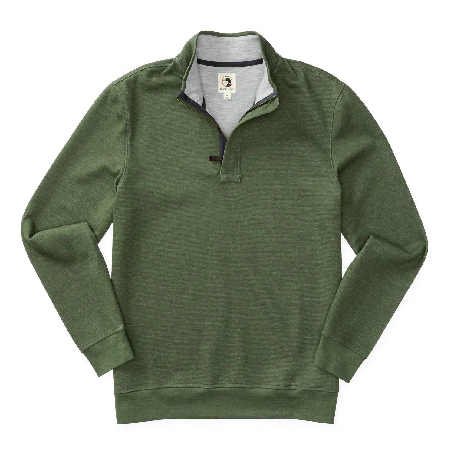 Duck Head - Bearing Pique Performance 1/4 Zip Pullover Sweater