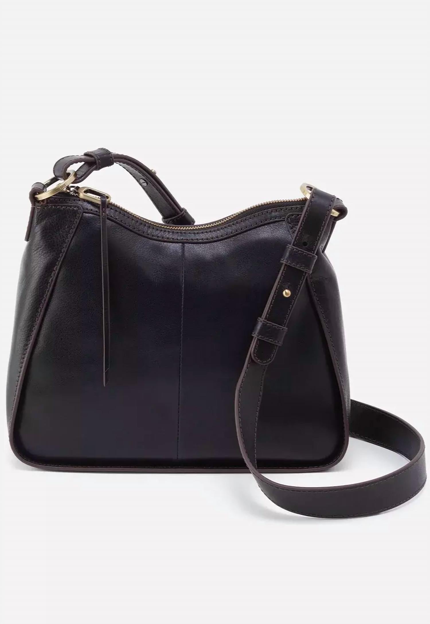 HOBO Women's Bellamy Medium Crossbody Purse in black - women's bag