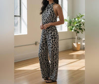 VINCE CAMUTO Chic Jumpsuit in black and white - women's pants