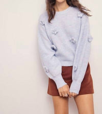 Minkpink - Vera Floral Applique Knit Sweater