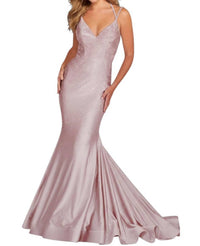 Ellie Wilde - Beaded Mermaid Prom Gown