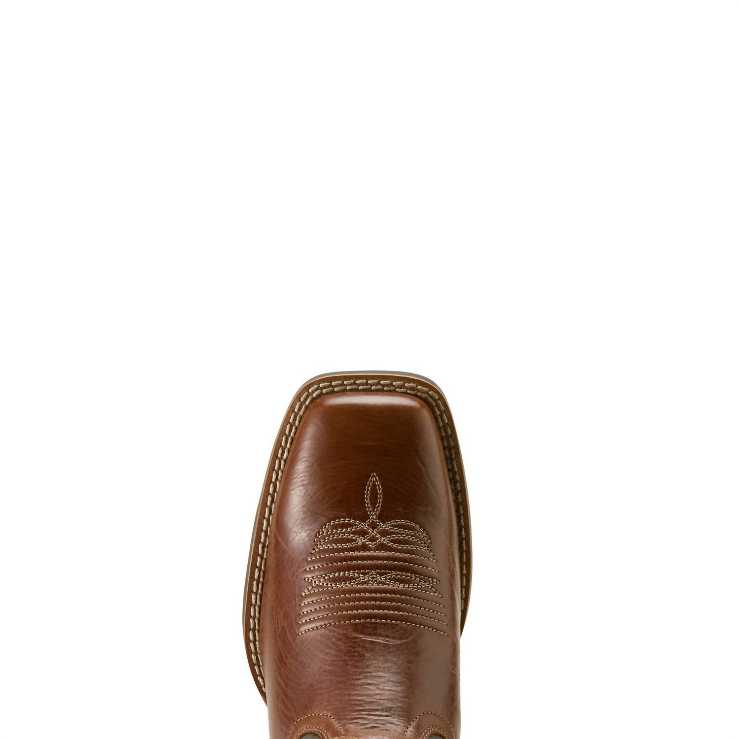 ARIAT Women's Captivate Wide Square Toe Western Boot - Medium in dark tan titanium - women's shoe - view 6