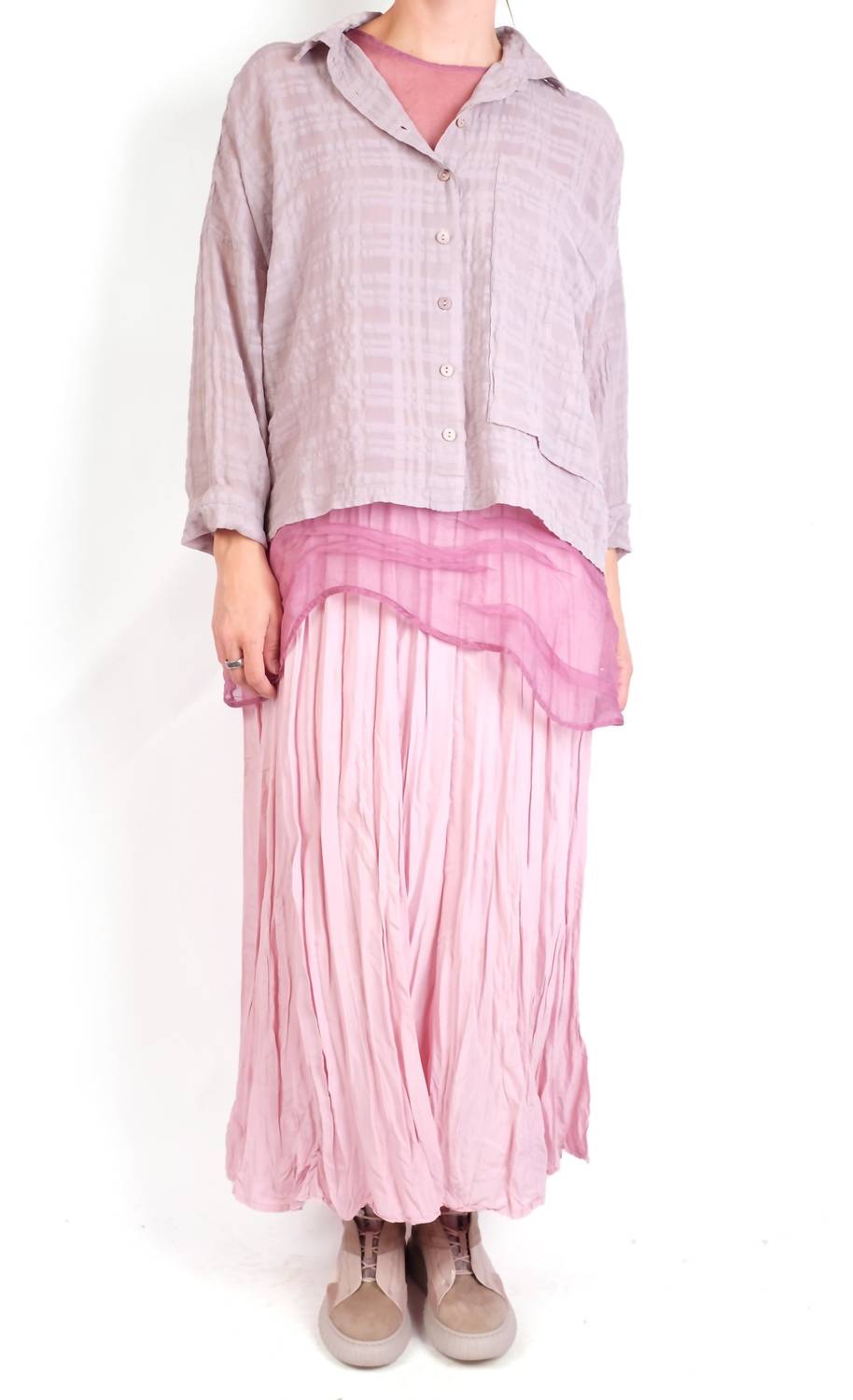 Grizas - Silk Maxi Skirt