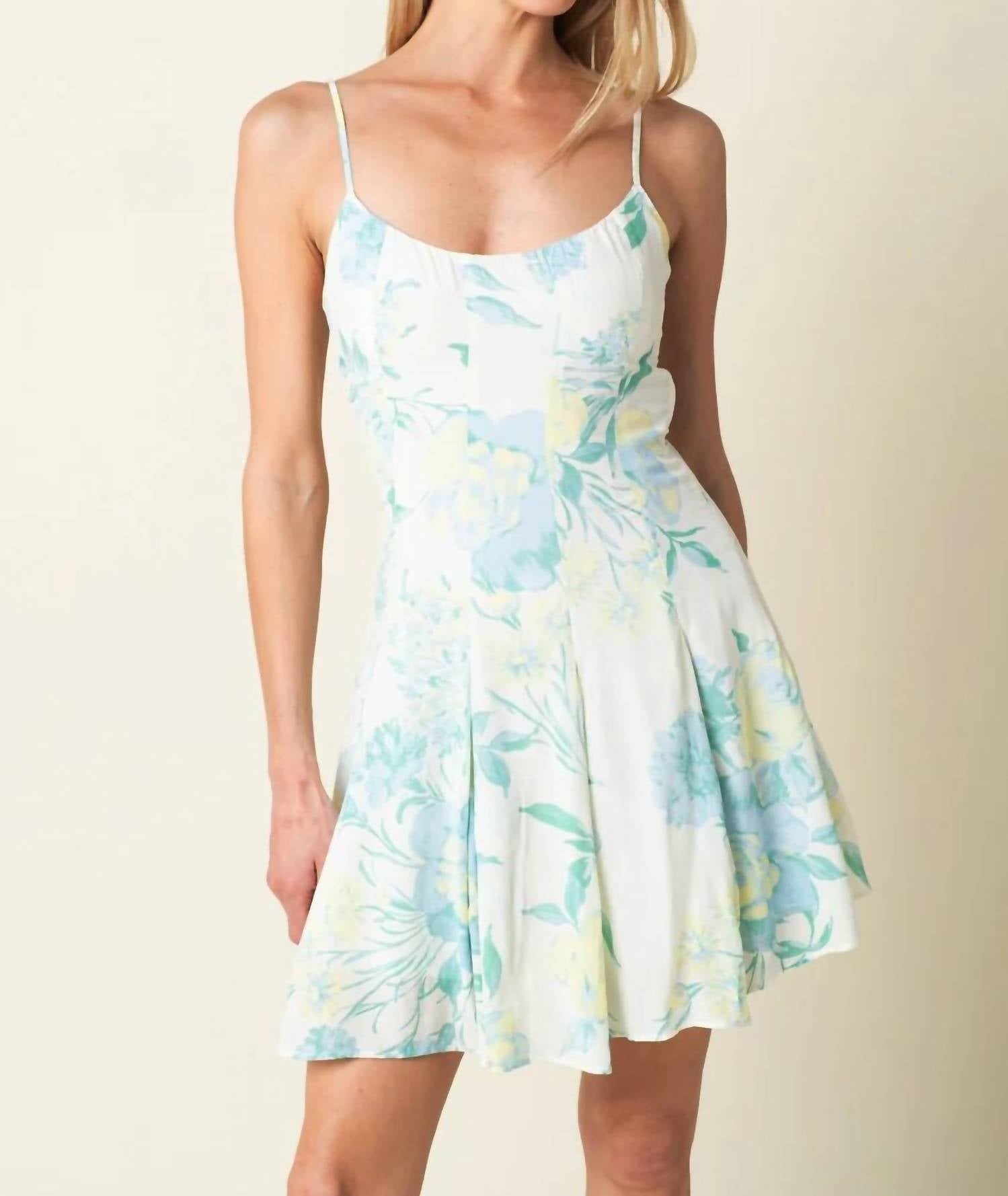 Olivaceous - Demi Mini Dress