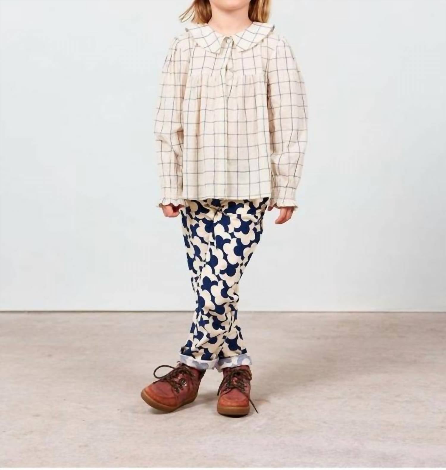 Arsène Et Les Pipelettes - Emilie Crepe Check Blouse