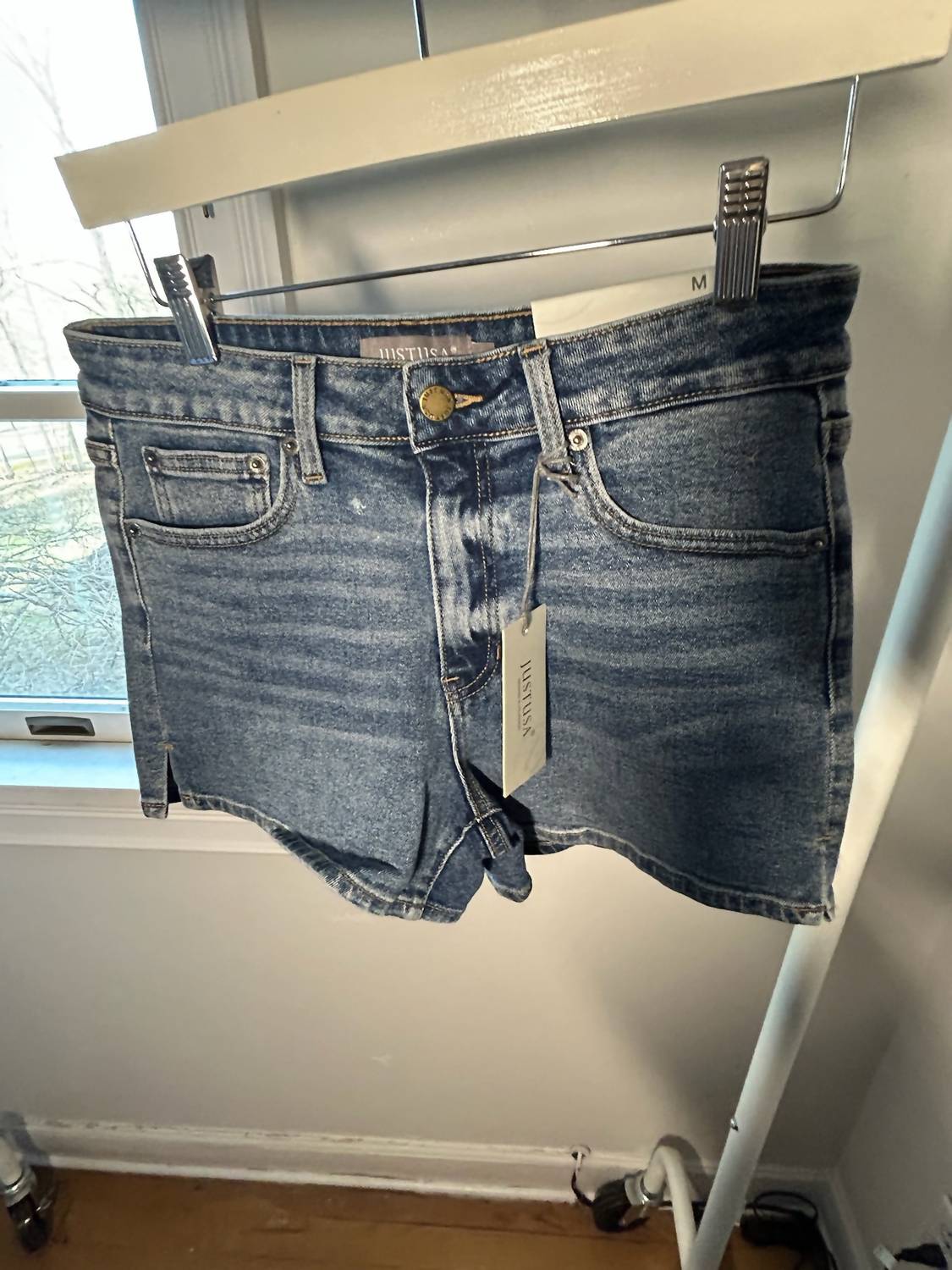 JUST USA Women's Classic Jean Shorts in denim - women's shorts