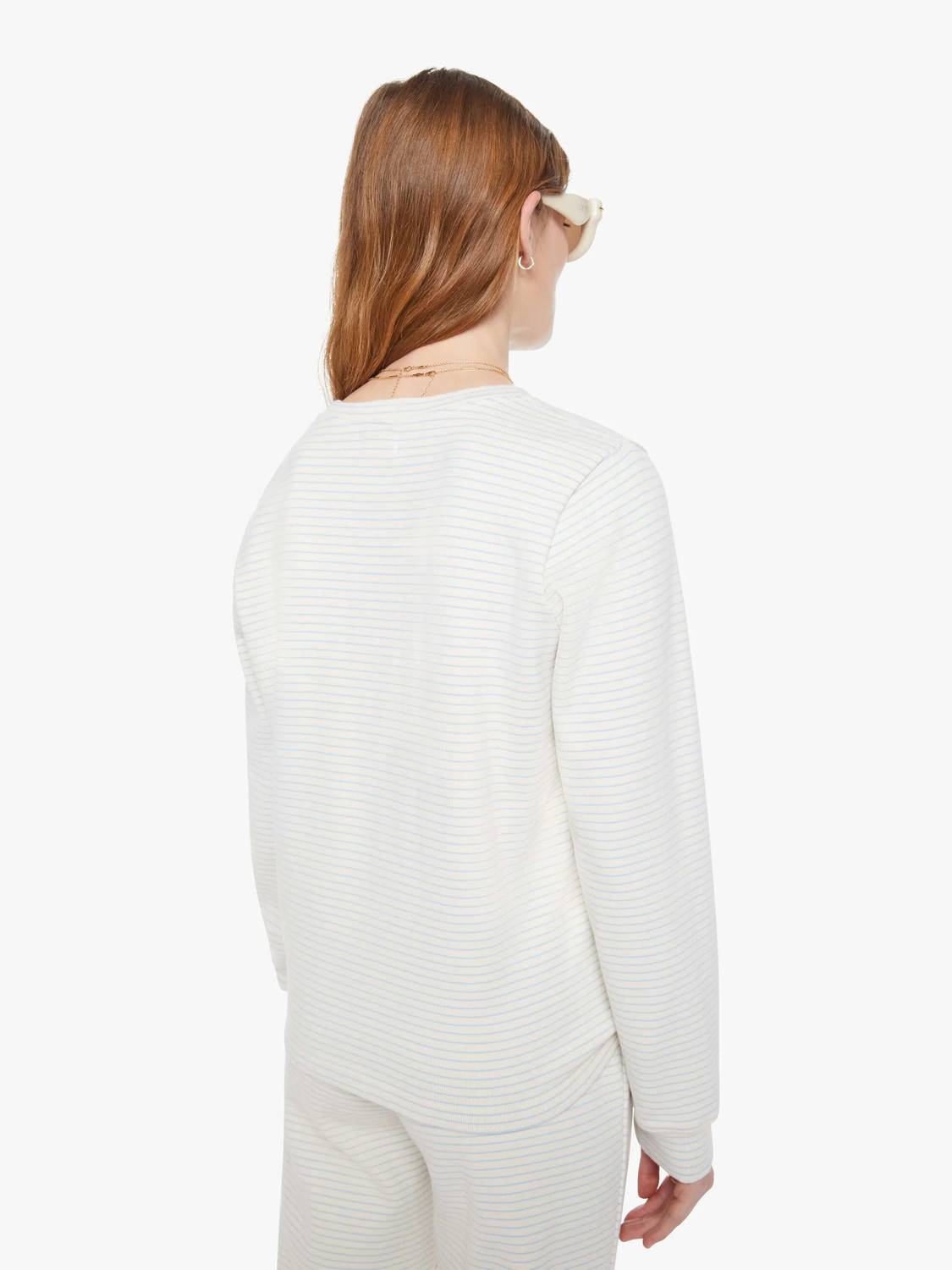 Mother Long Sleeve Boxy Goodie Goodie Tee in day to night - women's long sleeve top - alternate view