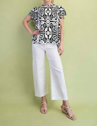 Gigio - Medallion Print Blouse