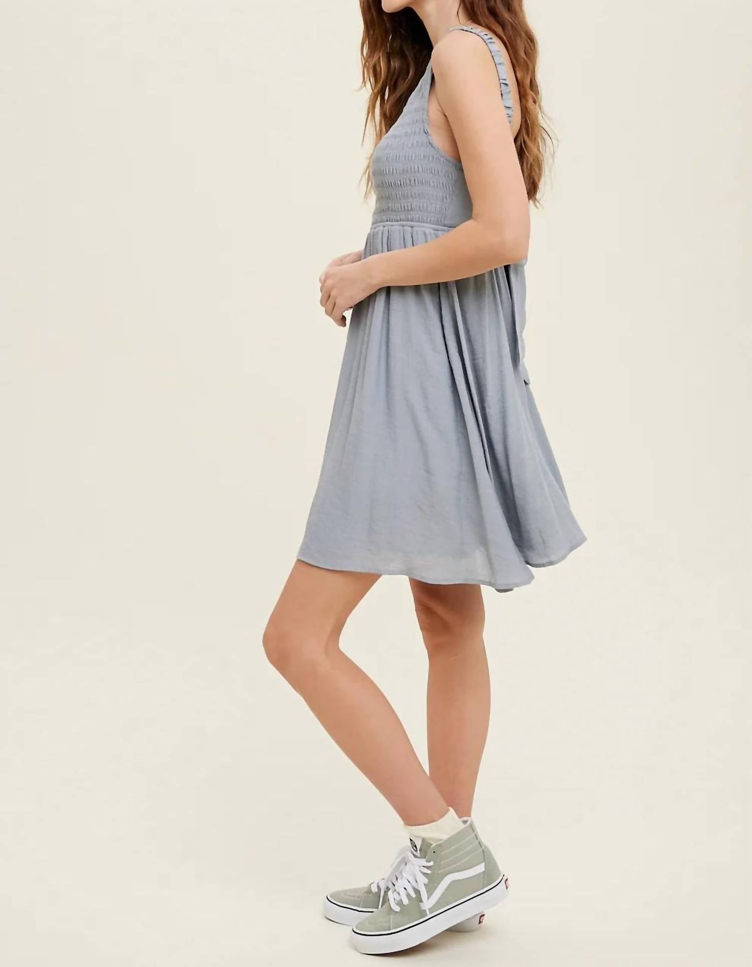Wishlist - Smocked Mini Dress