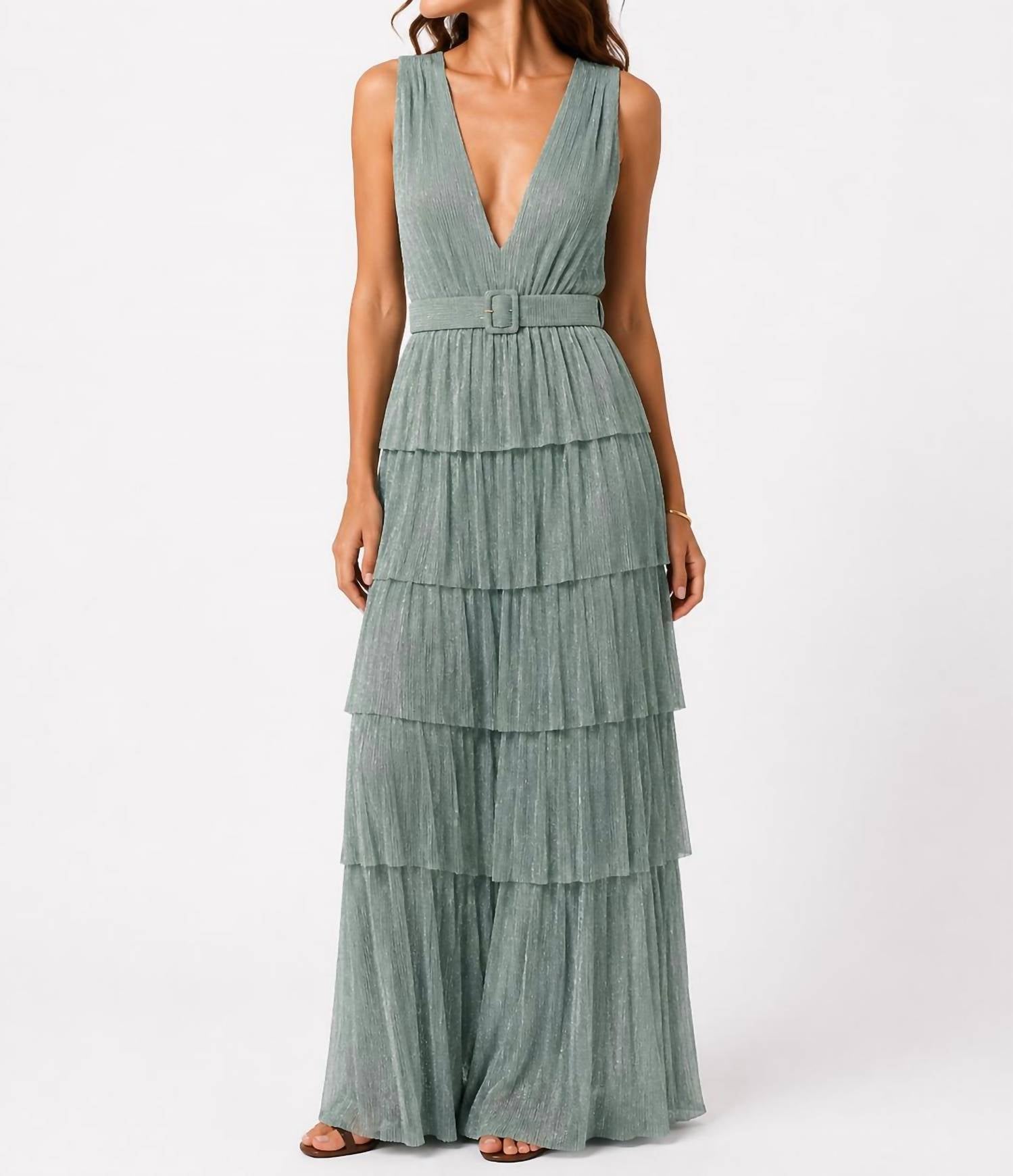 Karlie - V-neck Maxi Dress