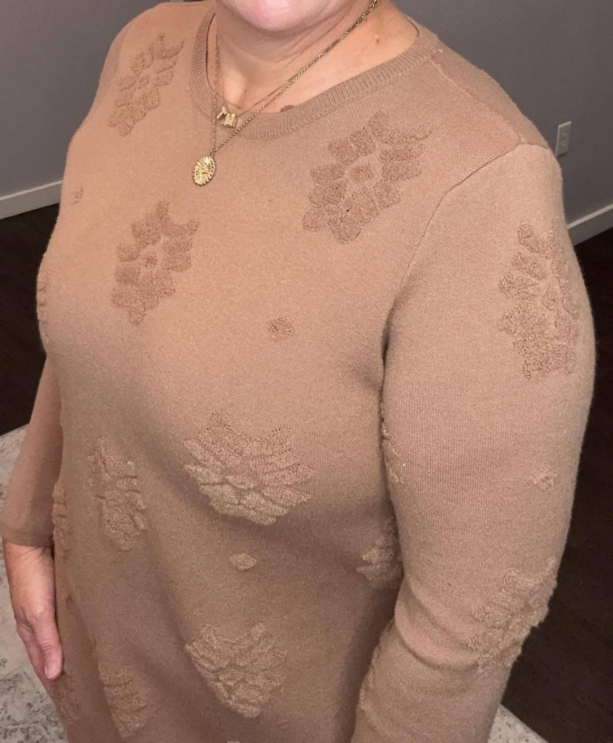 Dex - Cozy Sweater Long Sleeve Dress