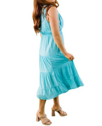 Layerz Clothing - Embroidered Midi Dress