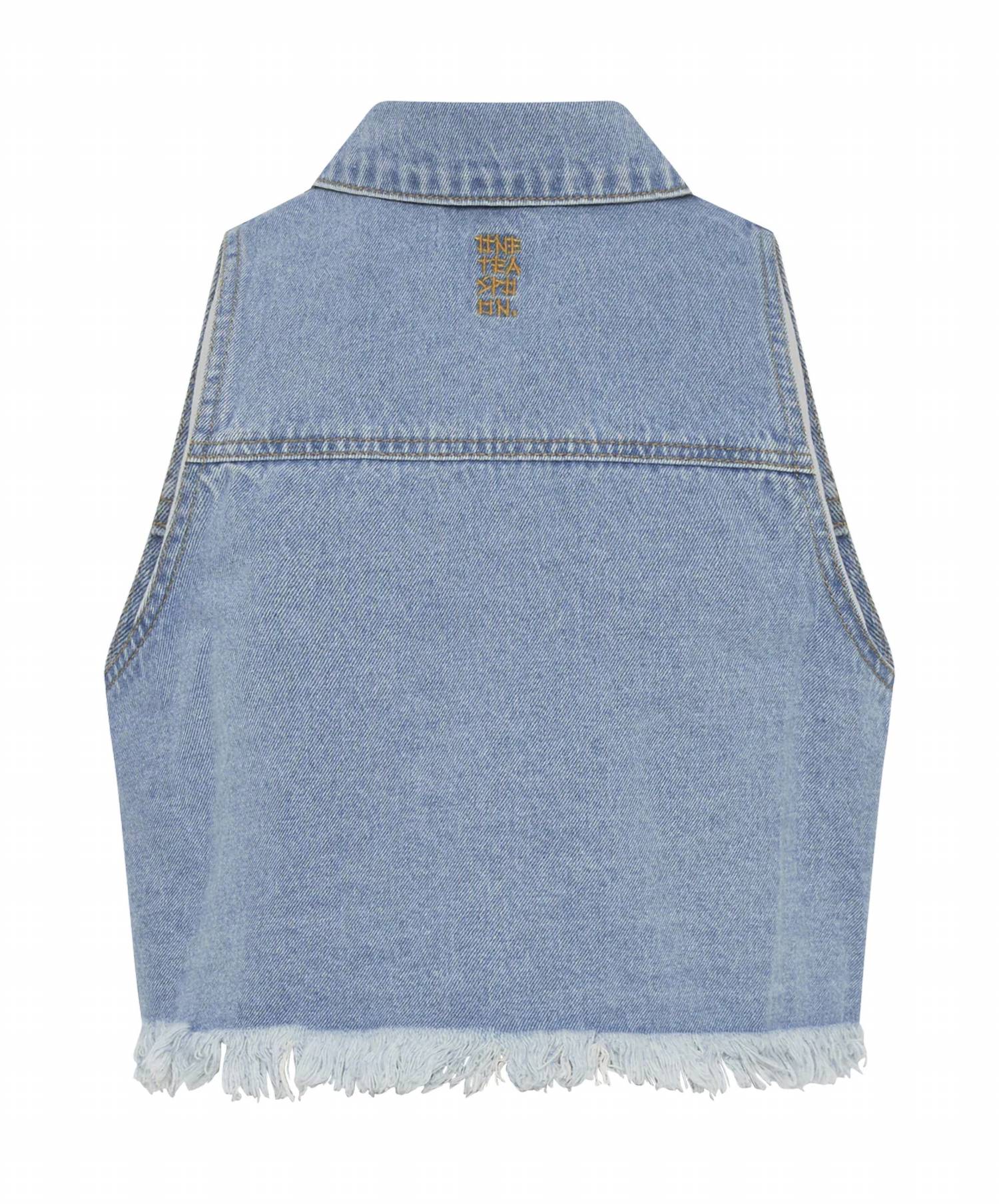 One Teaspoon - Braxton Distressed Denim Top