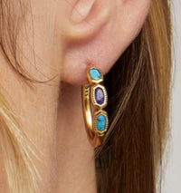 Kendra Scott - Women's Mini Elisa Vintage Hoop Earrings
