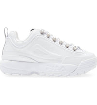 Fila - Women's Disruptor Zero Pearl Leather Sneakers