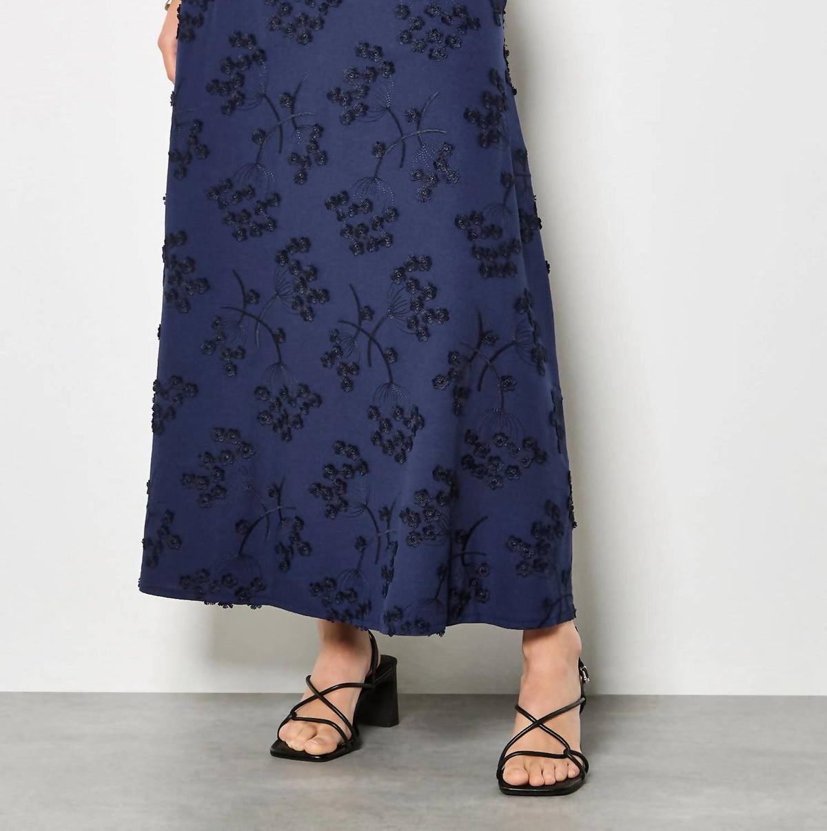 Apricot - Dandelion Embroidered Skirt