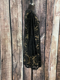 Lace and Tan Dress