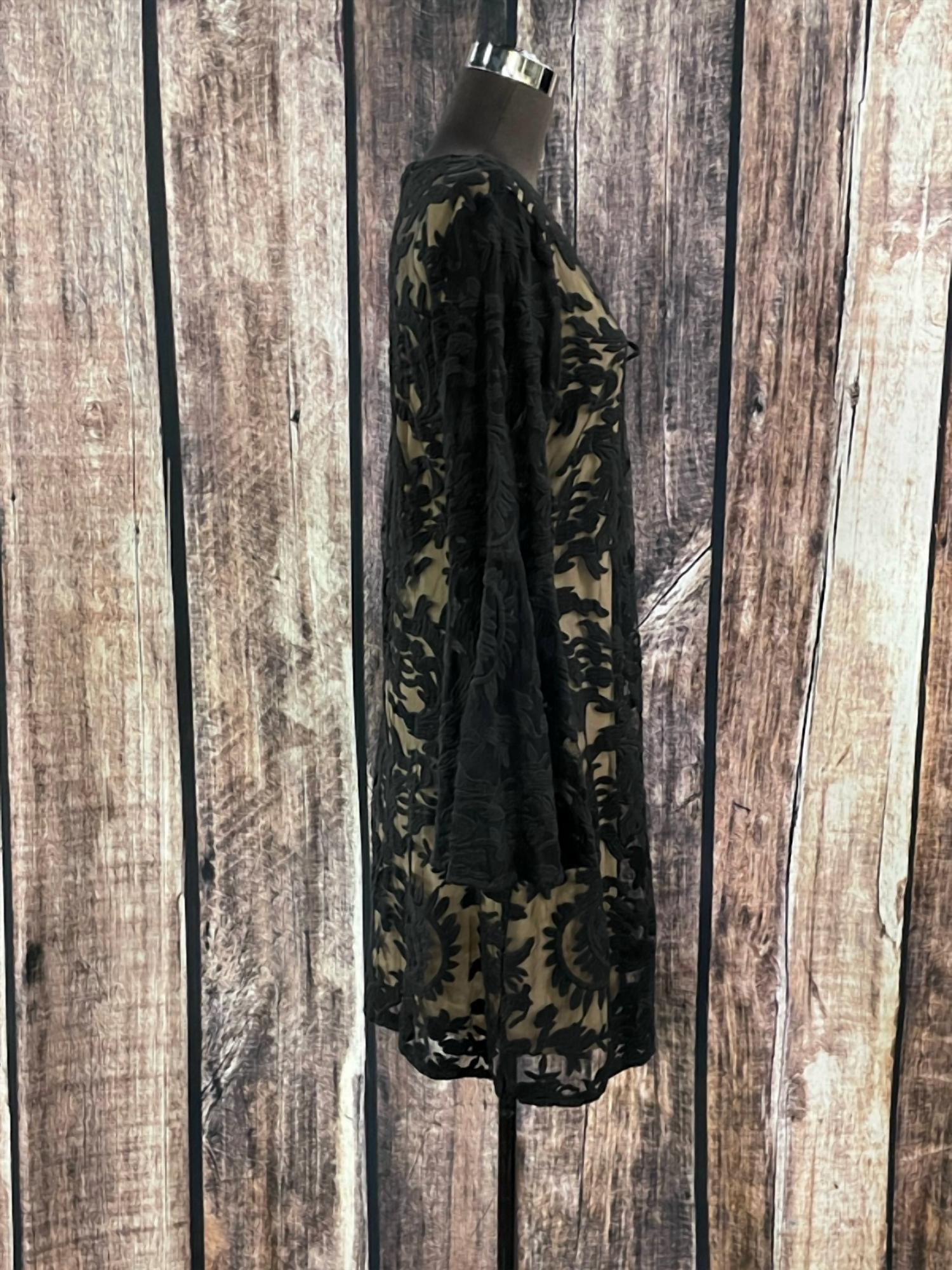 Lace and Tan Dress