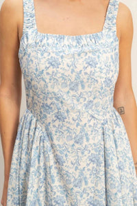 Hyfve - Floral Print Empire Waist Dress