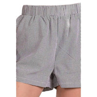 Elan - Elastic Waist Band Seersucker Shorts