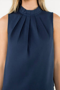 Thml - Lovely Mock Neck Sleeveless Top