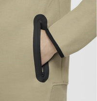 NIKE Sportswear Tech Fleece Windrunner Full Zip Hoodie in neutral olive black - kids' shirt - alternate view