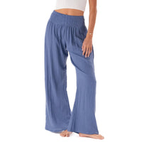 Lotus & Luna - Wide Leg Cotton Pants