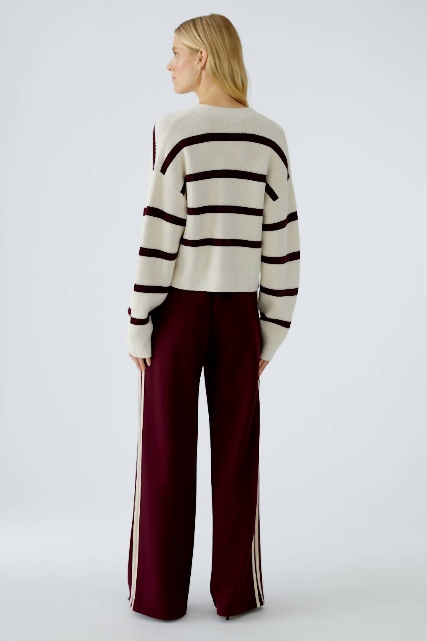 Oui - Long Sleeve Sweater Cardigan