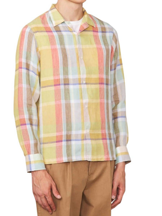 Officine Générale - Men's JS No Pipping Japanese Madras Shirt