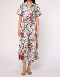Love The Label - Floral Print Drew Midi Dress